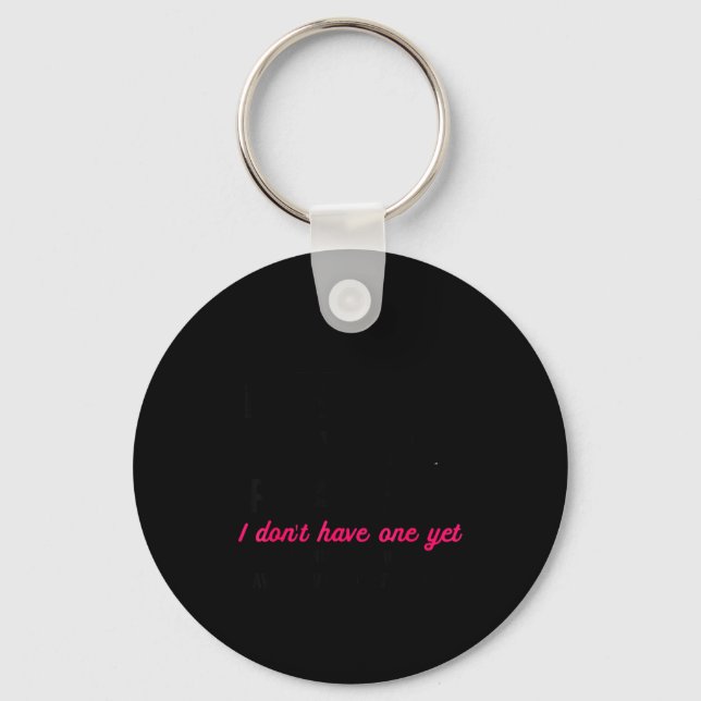 Keep My Husband In Your Prayers Funny Saying Quote Keychain (Front)