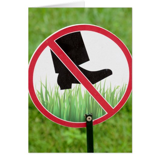 Keep Of The Grass Sign Cards (Front)