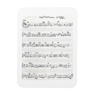 Keep of the Promise Handwritten Sheet Music magnet
