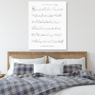 Keep Of The Promise Sheet Music canvas Print