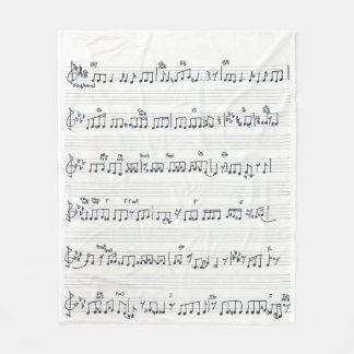 Keep Of The Promise Song Sheet Music Notes Fleece Blanket