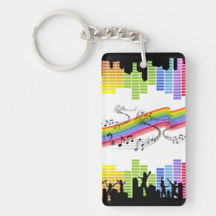Keep on dancing keychain