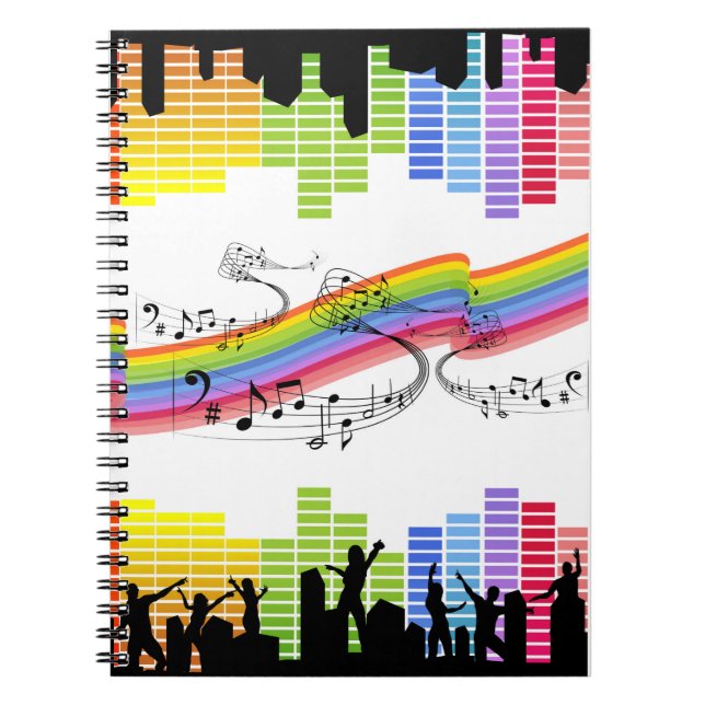 Keep on dancing notebook (Front)