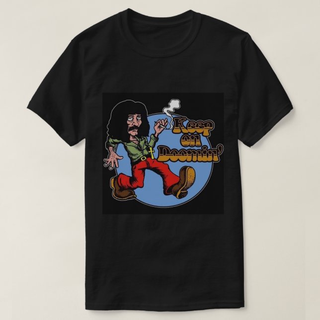 Keep on Doomin_ Tommy Iommi   T-Shirt (Design Front)