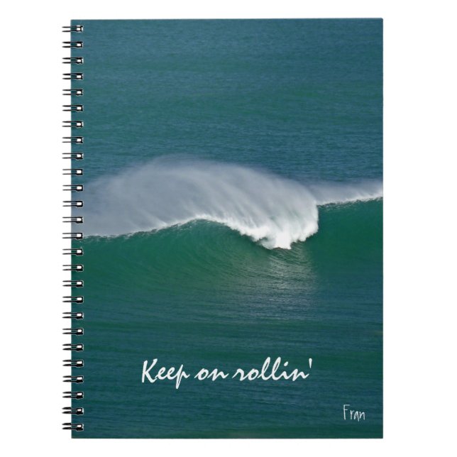 keep on rollin' notebook (Front)