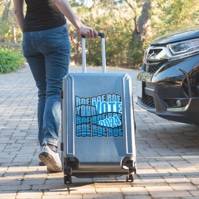 KEEP ON ROWING - ROE ROE ROE YOUR VOTE STICKER (Suitcase Insitu)