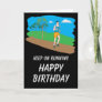 Keep On Running Happy Birthday Card
