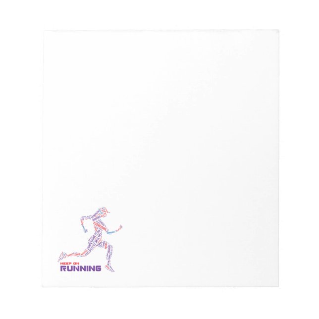 Keep on running notepad (Front)