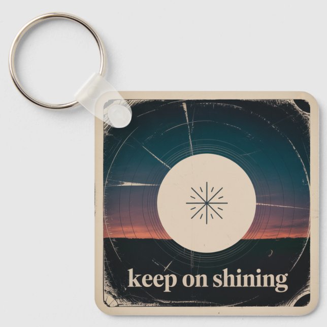 Keep On Shining Keychain (Front)