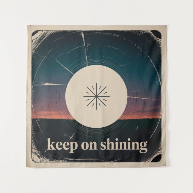 Keep On Shining Tapestry (Front)