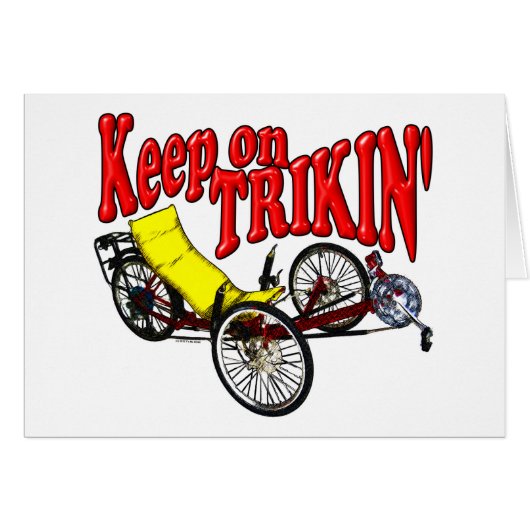 Keep On Trikin' Cards (Front Horizontal)