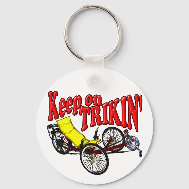 Keep On Trikin' Keychain (Front)
