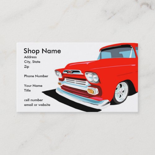 Keep On Truckin' Business Card Templates