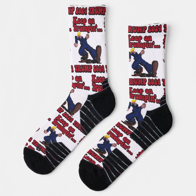 Keep on Trumpin! Socks (Left)