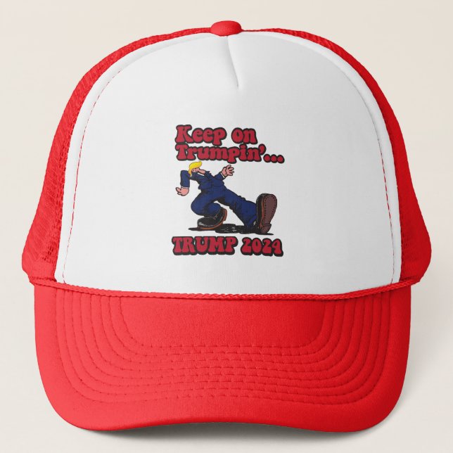 Keep on Trumpin Trucker Hat (Front)