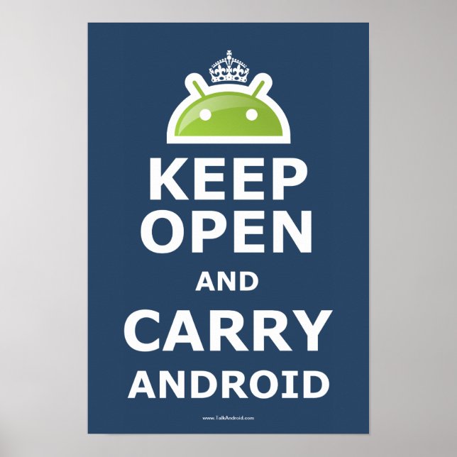 Keep Open and Carry Android Poster (Front)