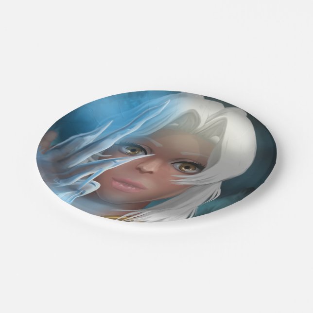 Keep or Create your own design & Text Paper Plates (Angled)