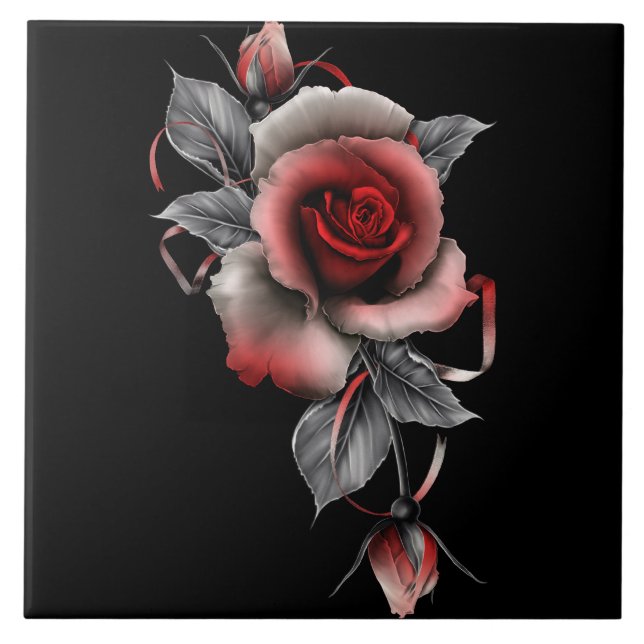 Keep or create your own Large (6" X 6") Ceramic Tile (Front)