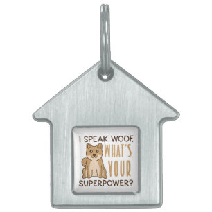 Keep or create your own pet ID tag