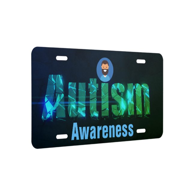 Keep or design your own Aluminum license plate (Right)