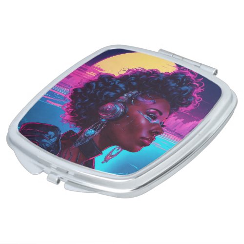 Keep or design your own _ button compact mirror
