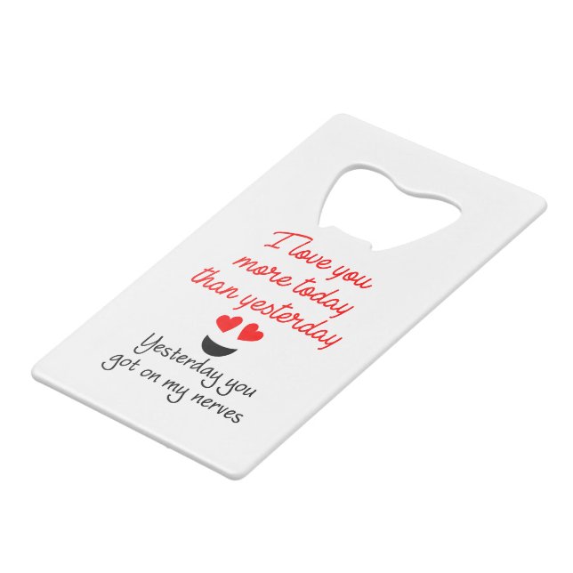 Keep or Design Your Own Credit Card Bottle Opener (Back Angled)