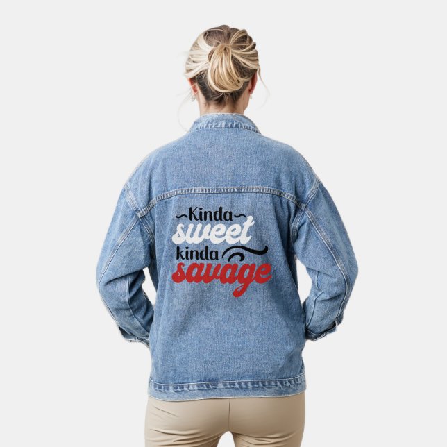 Keep or design your own- denim jacket (Model)