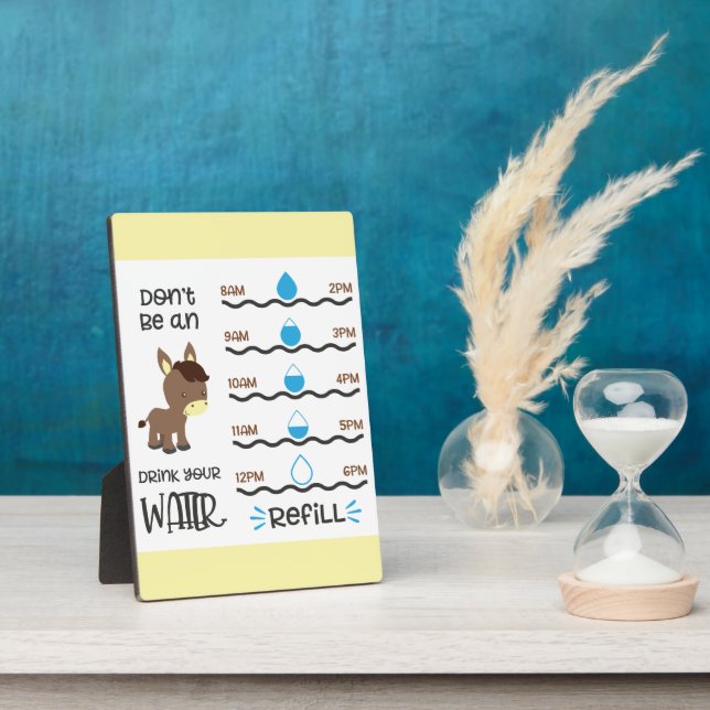 Keep or design your own - Easel Plaque (Side)