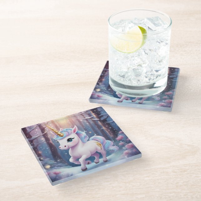 Keep or design your own  glass coaster (Angled)