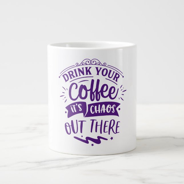 Keep or design your own -Jumbo Mug (Front)