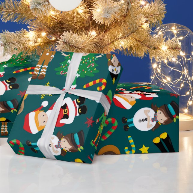 Keep or design Your Own - Matte  Wrapping Paper (Holidays)