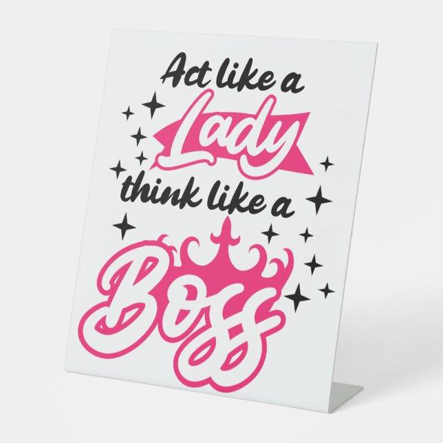 Keep or design your own : pedestal sign (Front)