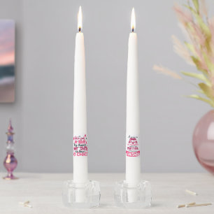 Keep or design your own - taper candle