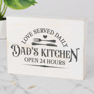 Keep or design your own wooden signs
