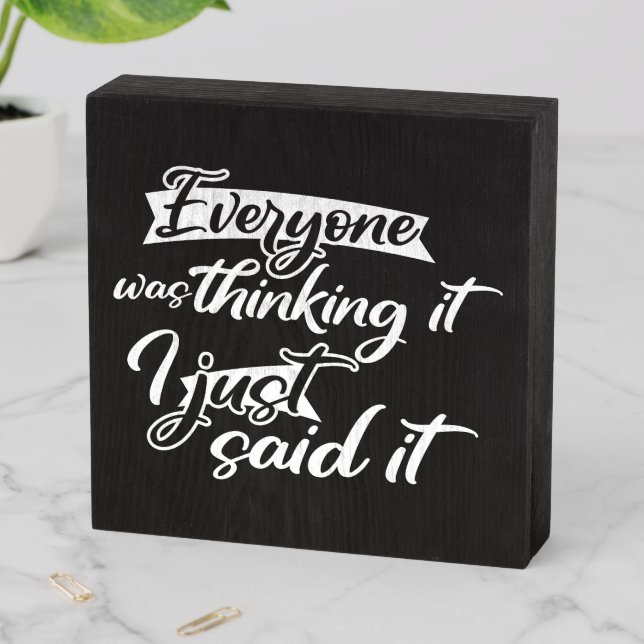 Keep or design your own  wooden signs (In Situ Horizontal)