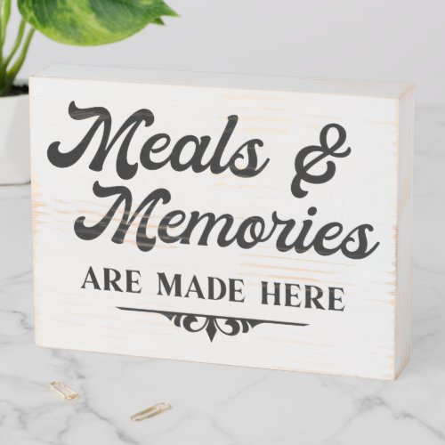 Keep or design your own  wooden signs