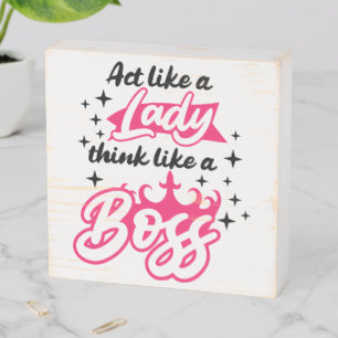 Keep or design your own wooden signs