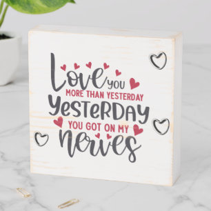 Keep or design your own wooden signs