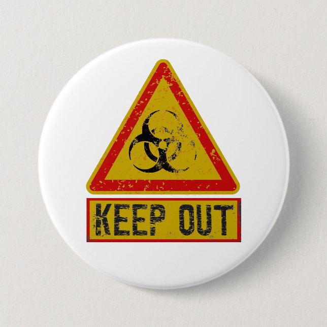 Keep Out Button (Front)