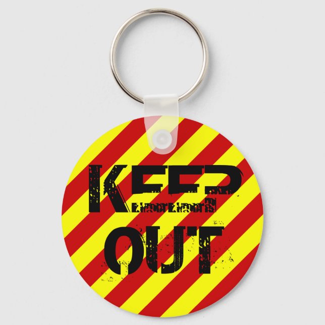 KEEP OUT KEYCHAIN (Front)
