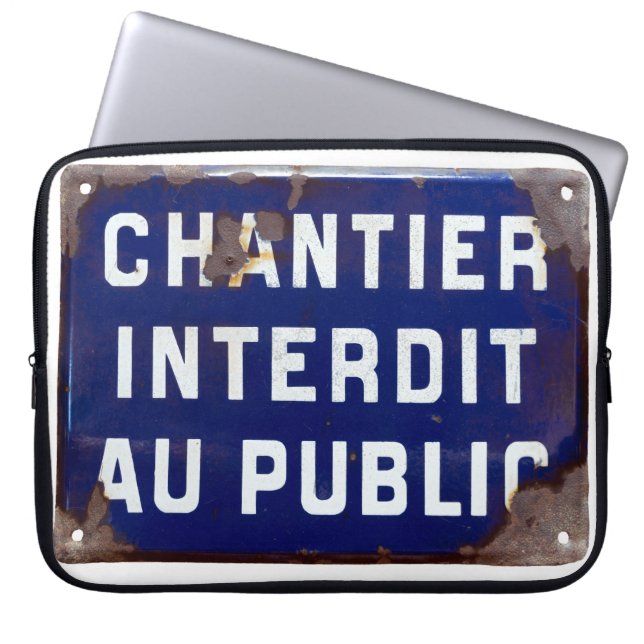 Keep Out! Laptop Sleeve (Front)