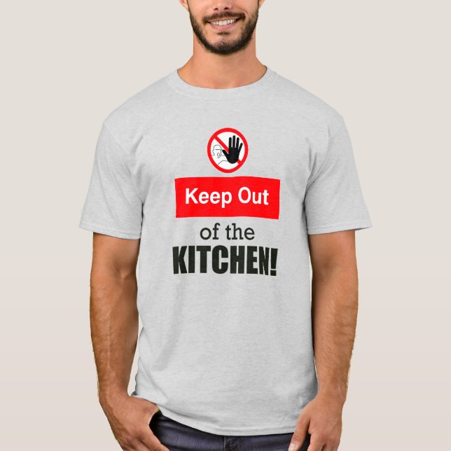 Keep Out of the Kitchen Funny Pickleball Mens T-Shirt (Front)