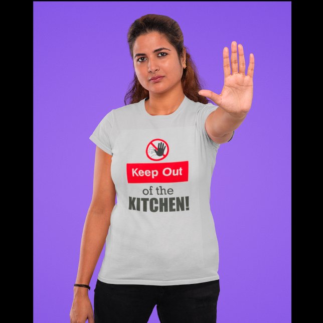 Keep Out of the Kitchen Funny Pickleball Womens T-Shirt (Such a fun shirt, keep out of the kitchen!)