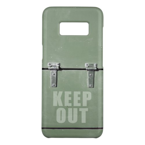 Keep Out sign on a metal door Case_Mate Samsung Galaxy S8 Case