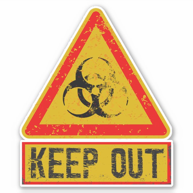 Keep out sticker (Front)