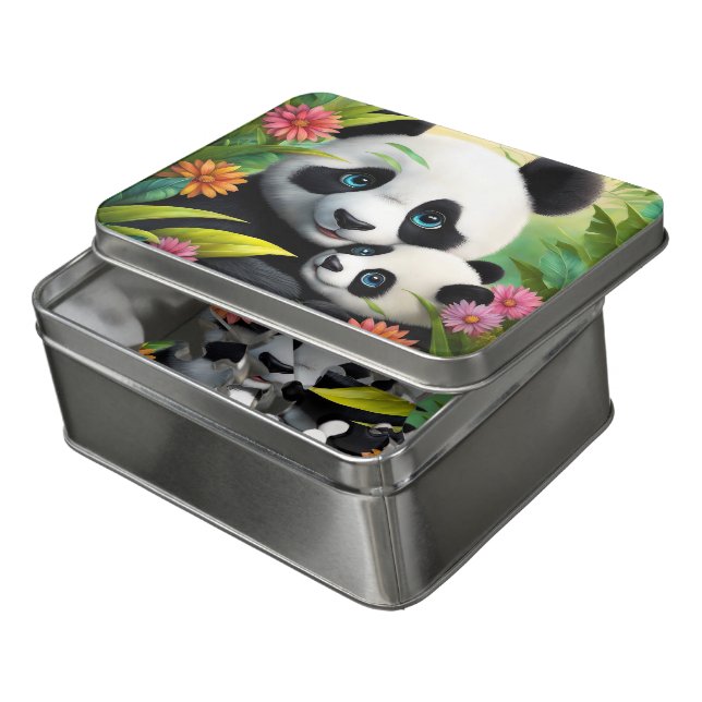 Keep Panda  or design your own puzzle  (Lid Open)