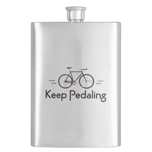 Keep Pedaling Bikes Flask