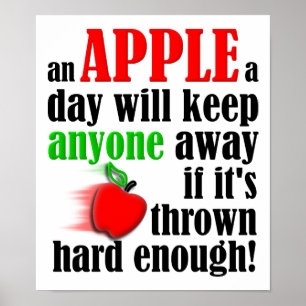 Keep People Away Funny Poster