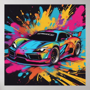 Keep Race Car or design your own Poster
