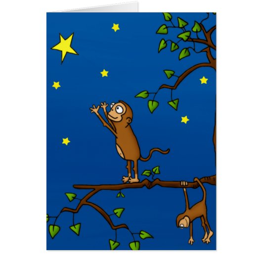 Keep Reaching Monkey Cards (Front)